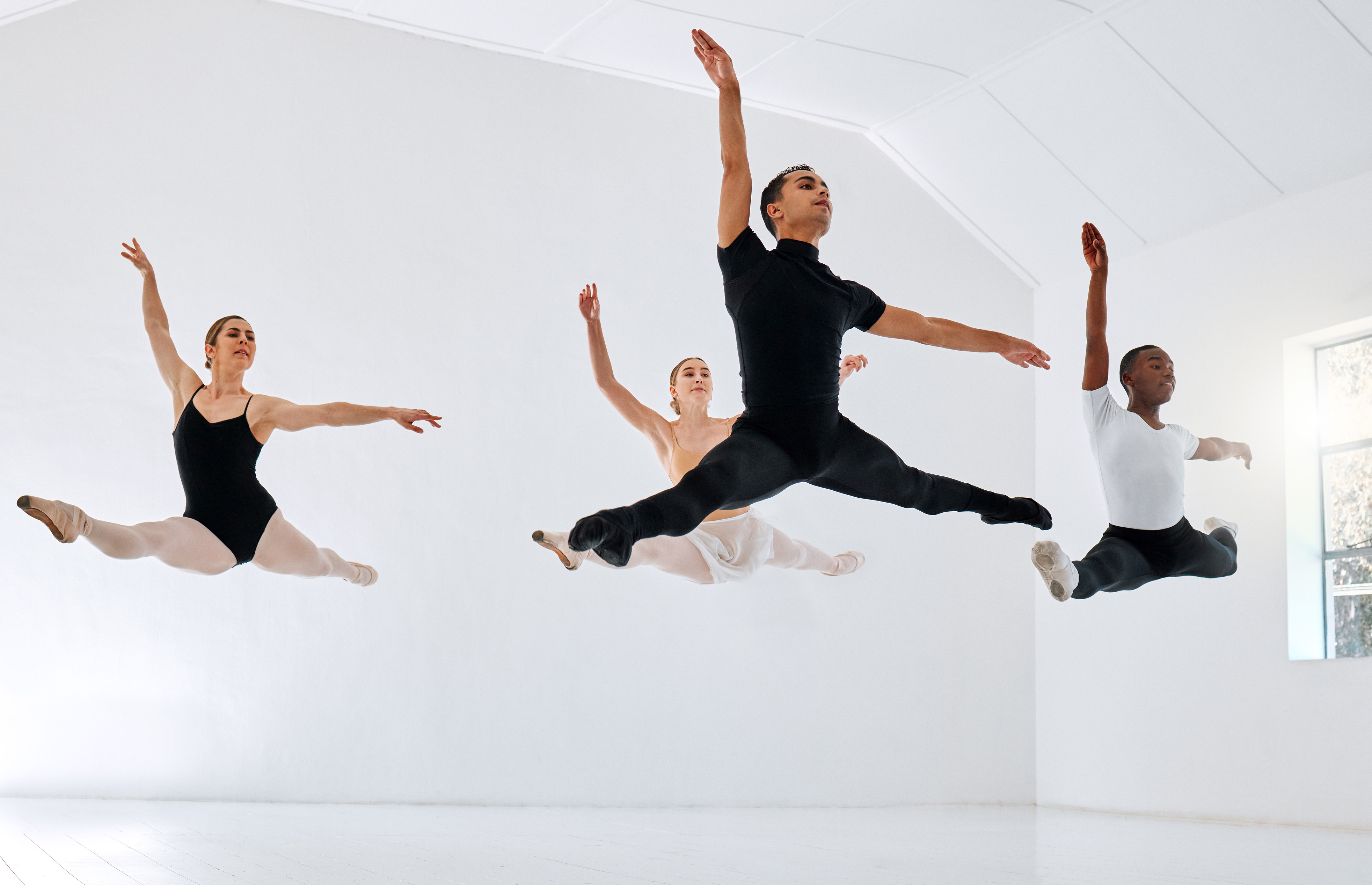 Boys Jumping